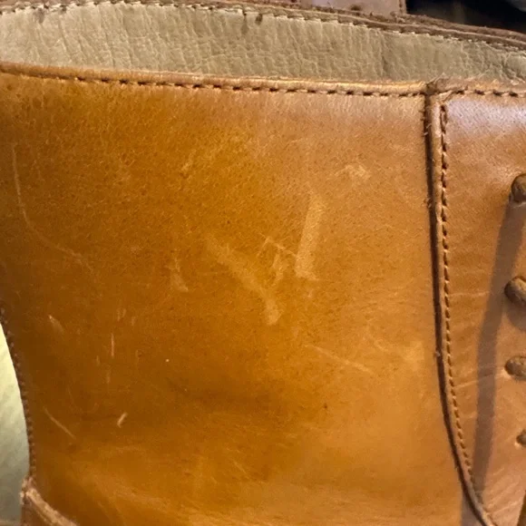 Madewell Women's Tan Leather Ankle Boots - Picture 3 of 6